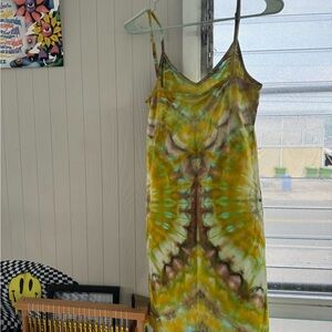 Upcycled Hand Dyed Mini Dress